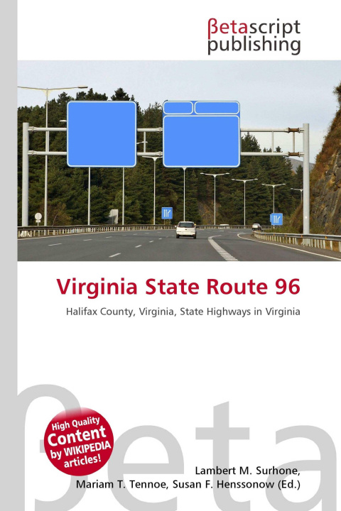 Kniha Virginia State Route 96 Mariam T. Tennoe