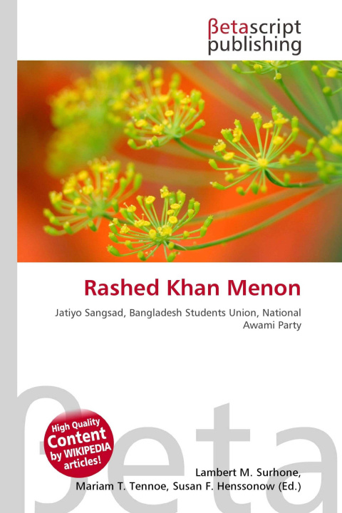 Kniha Rashed Khan Menon Mariam T. Tennoe