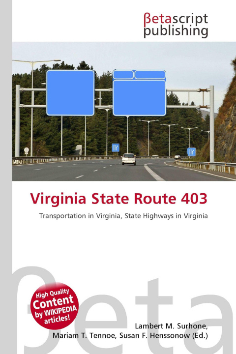 Kniha Virginia State Route 403 Mariam T. Tennoe