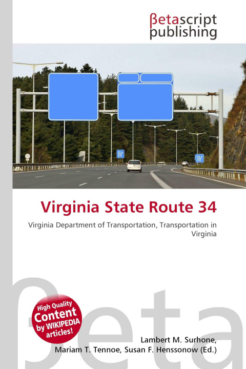 Kniha Virginia State Route 34 Mariam T. Tennoe