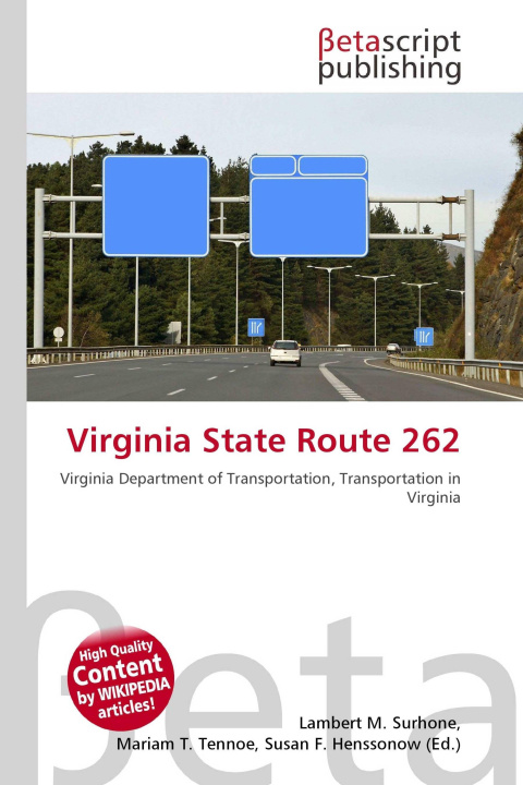 Knjiga Virginia State Route 262 Mariam T. Tennoe