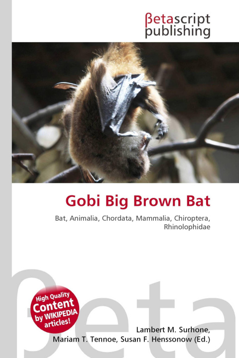Kniha Gobi Big Brown Bat Mariam T. Tennoe