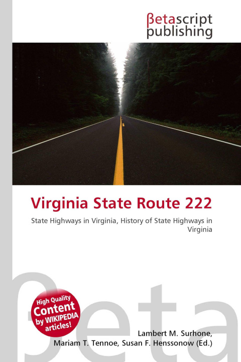 Buch Virginia State Route 222 Mariam T. Tennoe