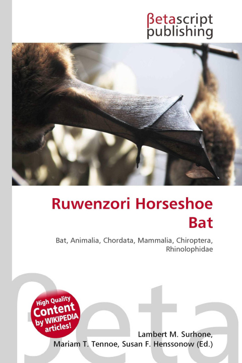 Kniha Ruwenzori Horseshoe Bat Mariam T. Tennoe