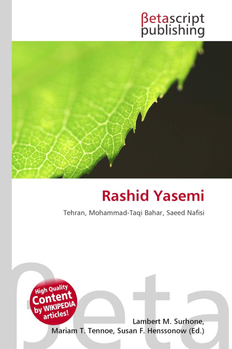 Kniha Rashid Yasemi Mariam T. Tennoe