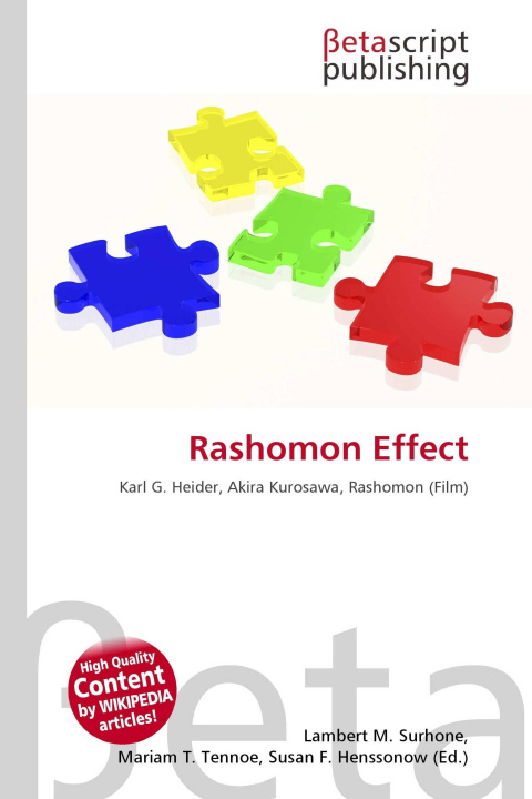 Kniha Rashomon Effect Mariam T. Tennoe