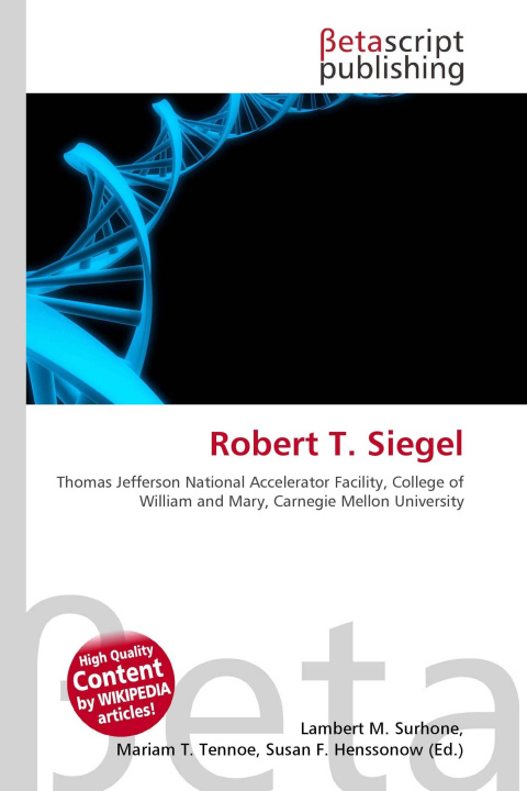 Kniha Robert T. Siegel Mariam T. Tennoe