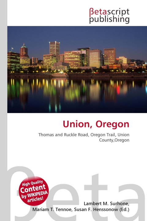 Kniha Union, Oregon Mariam T. Tennoe