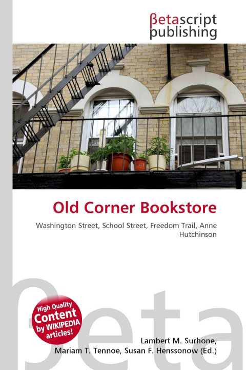 Kniha Old Corner Bookstore Mariam T. Tennoe