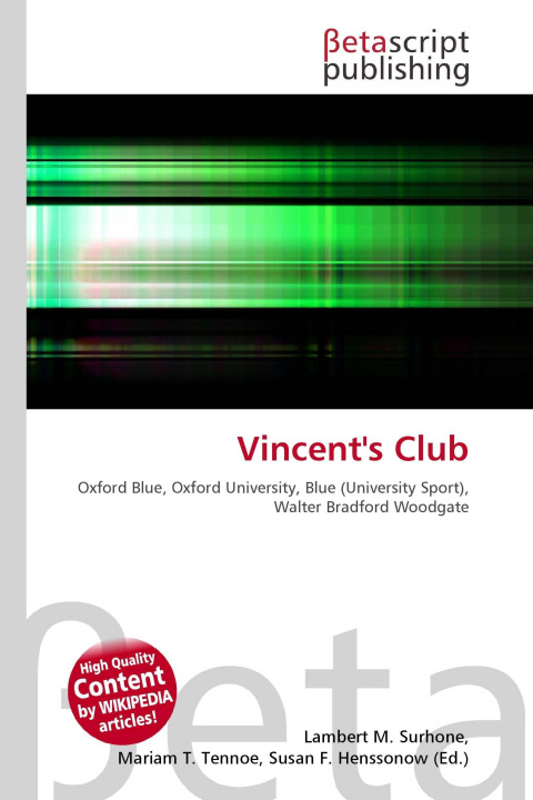 Kniha Vincent's Club Mariam T. Tennoe