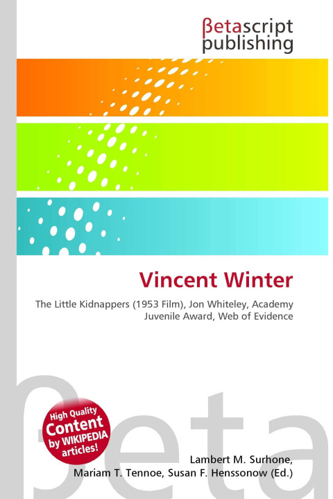 Kniha Vincent Winter Mariam T. Tennoe