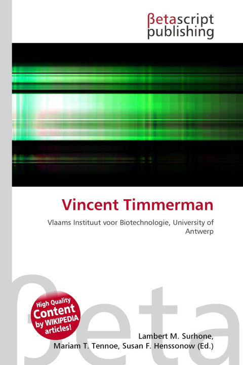 Kniha Vincent Timmerman Mariam T. Tennoe