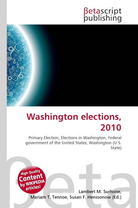 Kniha Washington elections, 2010 Mariam T. Tennoe