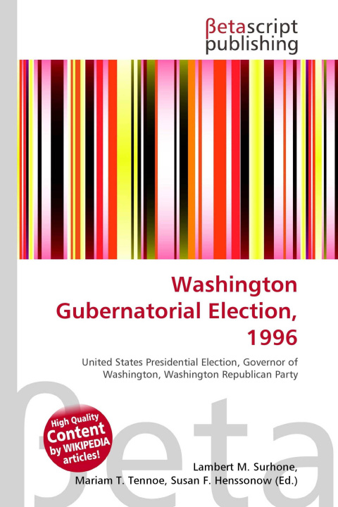 Buch Washington Gubernatorial Election, 1996 Mariam T. Tennoe