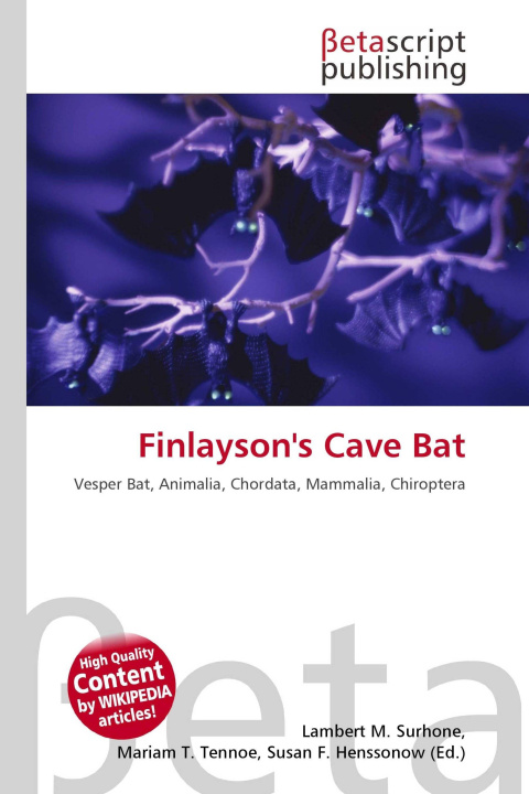 Kniha Finlayson's Cave Bat Mariam T. Tennoe