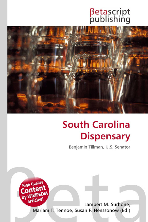 Kniha South Carolina Dispensary Mariam T. Tennoe