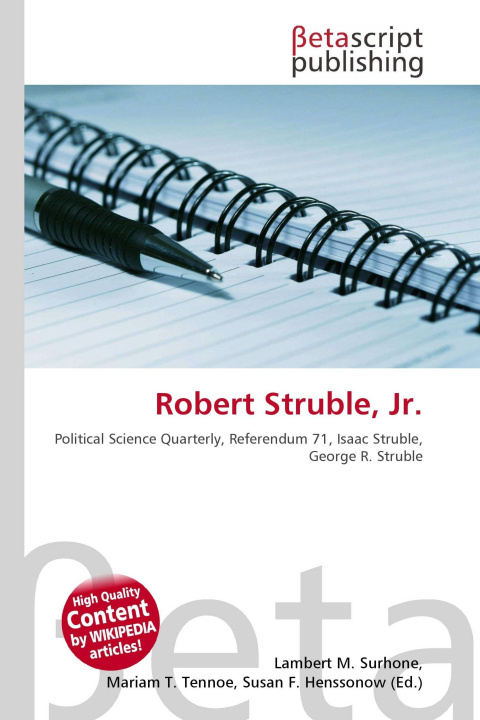 Kniha Robert Struble, Jr. Mariam T. Tennoe