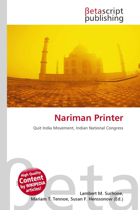 Kniha Nariman Printer Mariam T. Tennoe