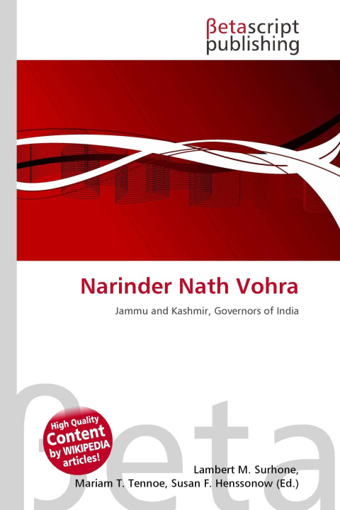 Kniha Narinder Nath Vohra Mariam T. Tennoe