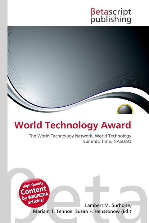 Kniha World Technology Award Mariam T. Tennoe