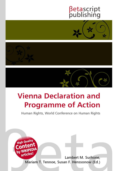 Kniha Vienna Declaration and Programme of Action Mariam T. Tennoe