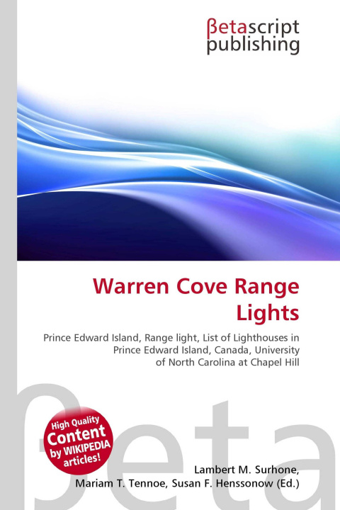 Kniha Warren Cove Range Lights Mariam T. Tennoe