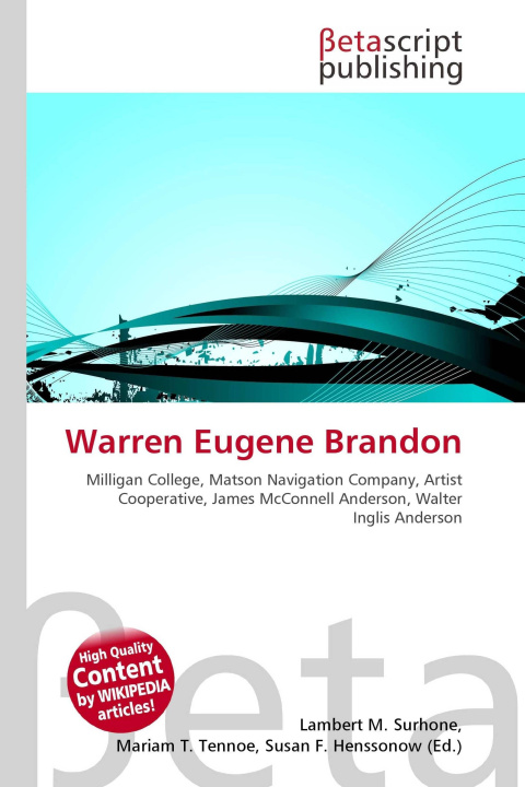 Kniha Warren Eugene Brandon Mariam T. Tennoe