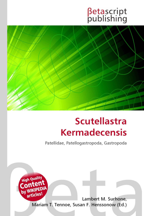 Kniha Scutellastra Kermadecensis Mariam T. Tennoe