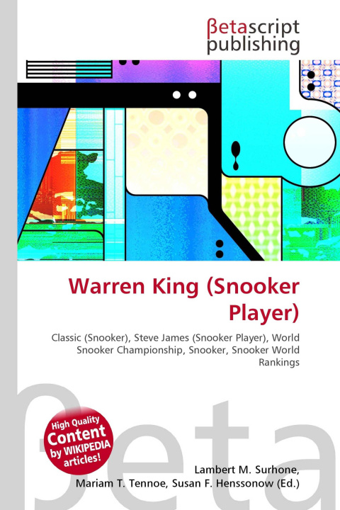 Kniha Warren King (Snooker Player) Mariam T. Tennoe