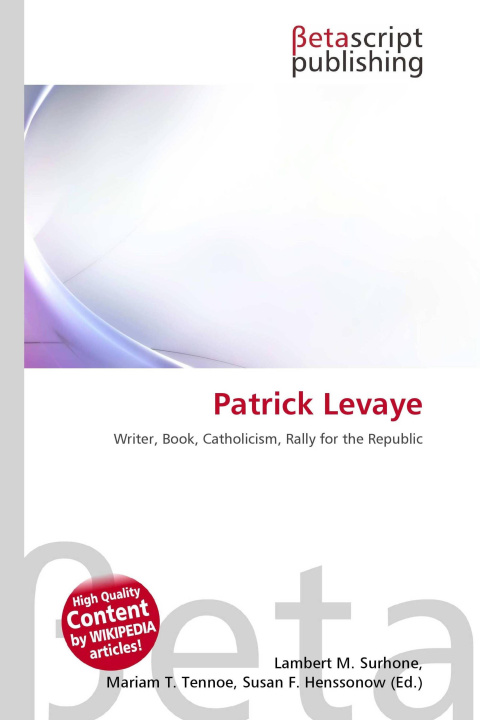 Kniha Patrick Levaye Mariam T. Tennoe