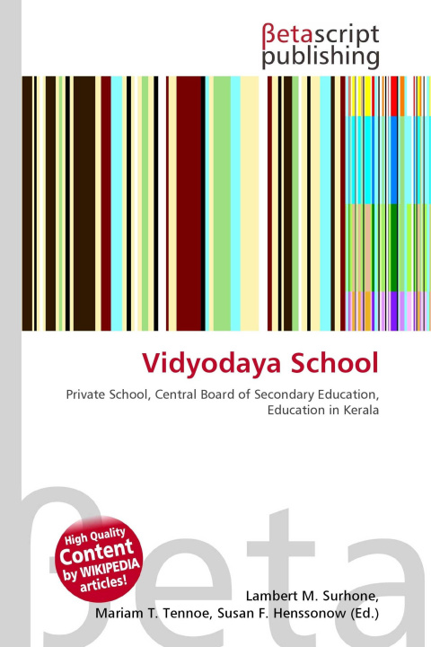 Kniha Vidyodaya School Mariam T. Tennoe