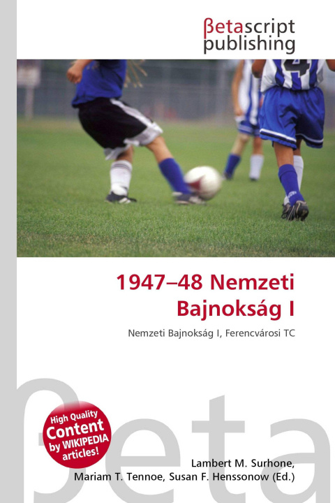 Kniha 1947-48 Nemzeti Bajnokság I Mariam T. Tennoe