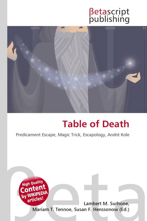 Carte Table of Death Mariam T. Tennoe