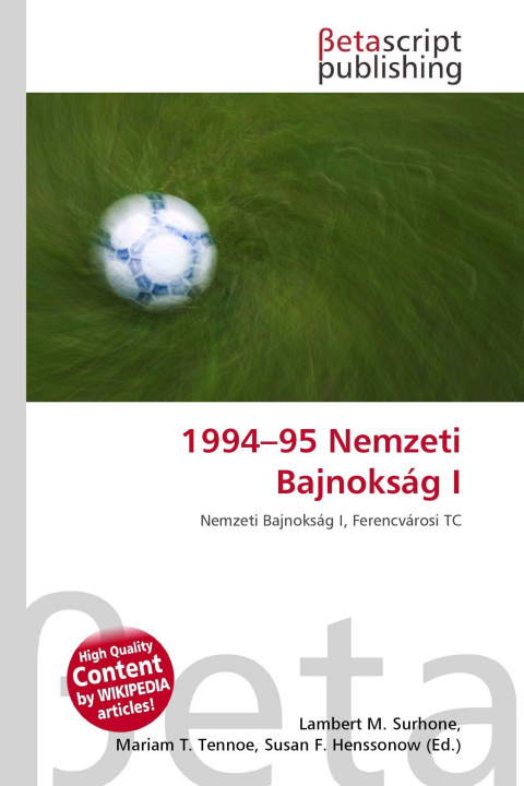 Knjiga 1994-95 Nemzeti Bajnokság I Mariam T. Tennoe