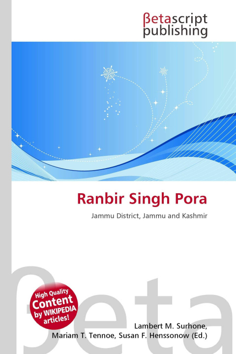 Kniha Ranbir Singh Pora Mariam T. Tennoe