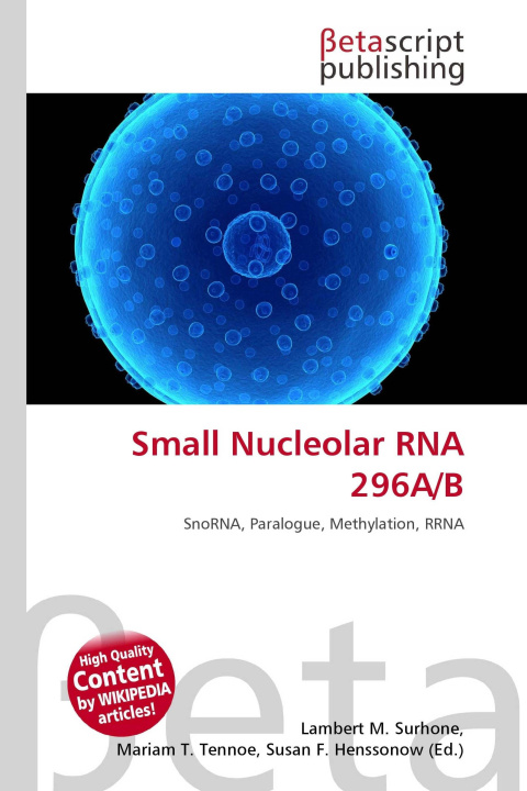 Kniha Small Nucleolar RNA 296A/B Mariam T. Tennoe