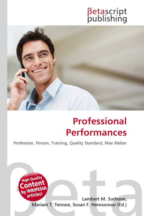 Kniha Professional Performances Mariam T. Tennoe