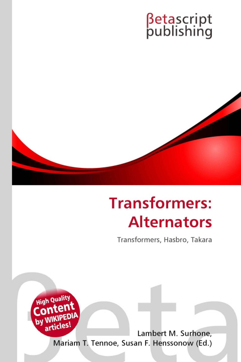 Kniha Transformers: Alternators Mariam T. Tennoe