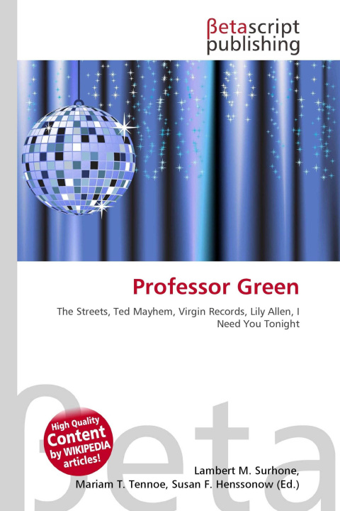Kniha Professor Green Mariam T. Tennoe