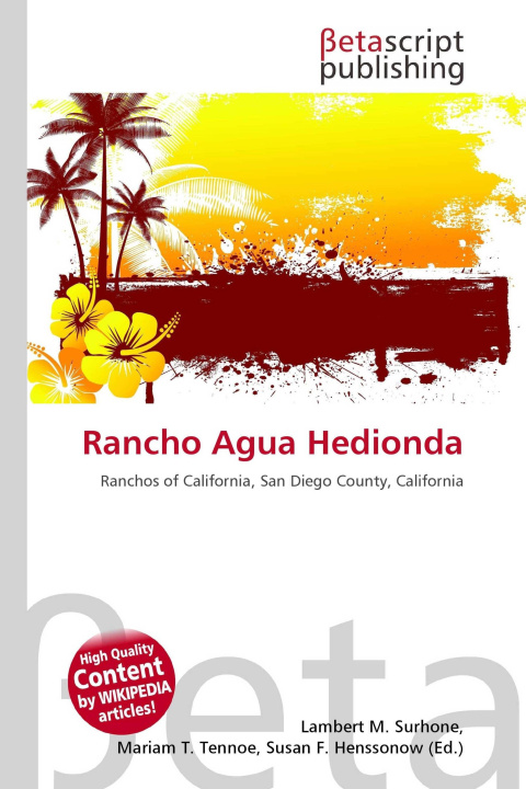 Kniha Rancho Agua Hedionda Mariam T. Tennoe