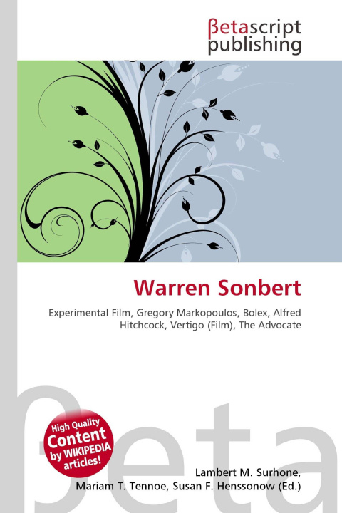 Kniha Warren Sonbert Mariam T. Tennoe