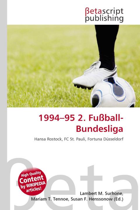 Knjiga 1994-95 2. Fußball-Bundesliga Mariam T. Tennoe