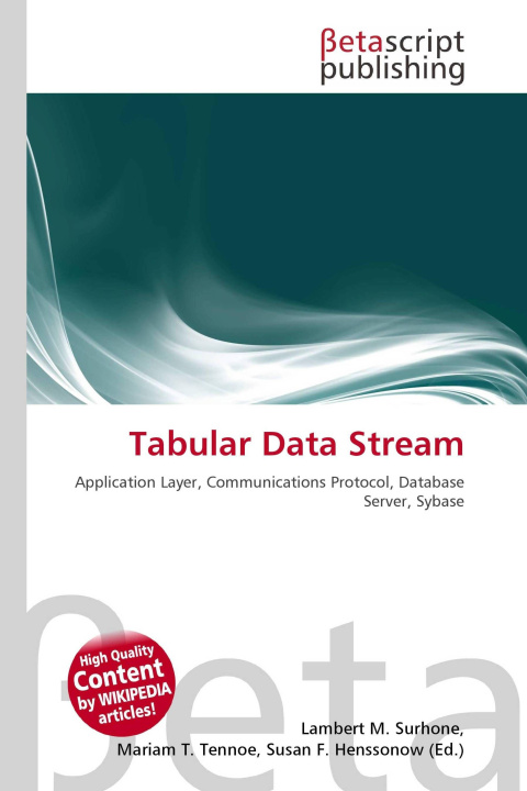 Kniha Tabular Data Stream Mariam T. Tennoe