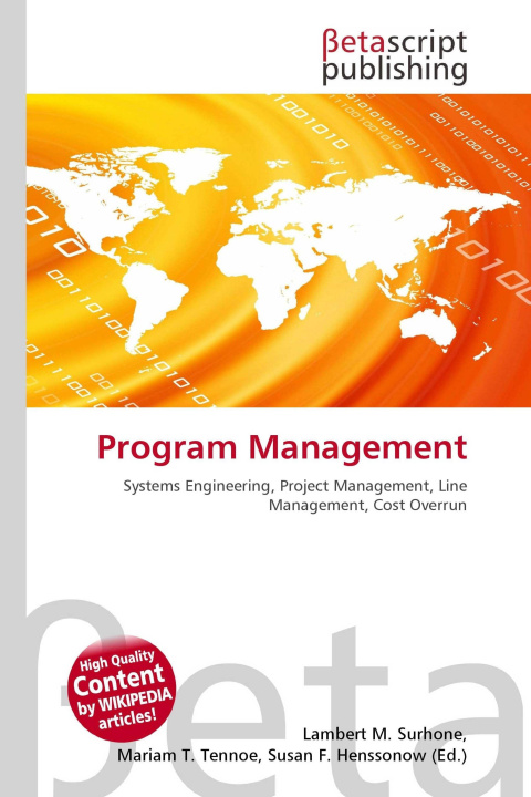 Kniha Program Management Mariam T. Tennoe