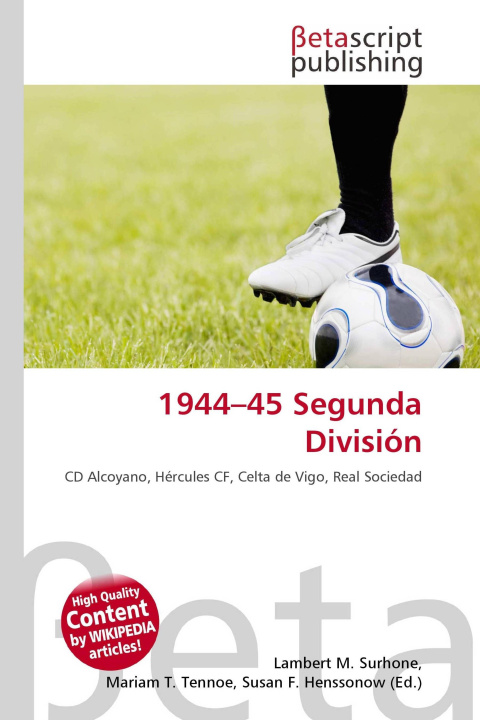 Knjiga 1944-45 Segunda División Mariam T. Tennoe