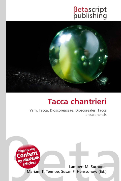 Kniha Tacca chantrieri Mariam T. Tennoe