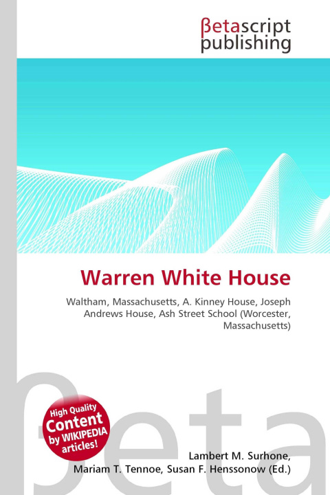 Kniha Warren White House Mariam T. Tennoe