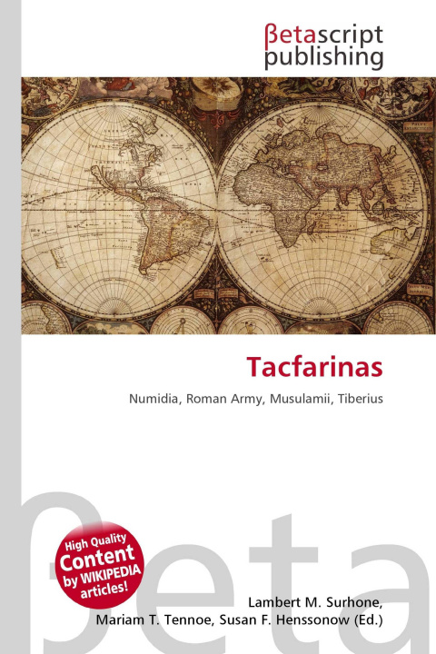 Kniha Tacfarinas Mariam T. Tennoe