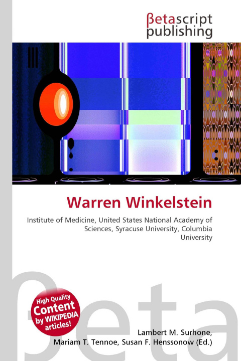 Knjiga Warren Winkelstein Mariam T. Tennoe