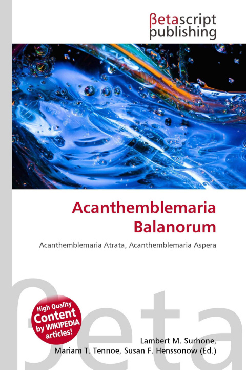 Kniha Acanthemblemaria Balanorum Mariam T. Tennoe